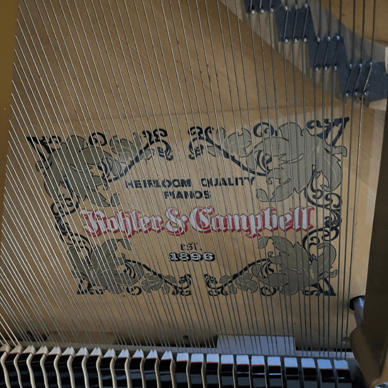 Beautiful Ebony Kohler & Campbell Baby Grand Piano 4’7
