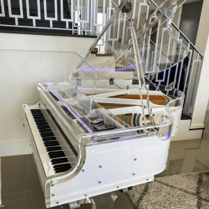 Transparent acrylic Crystal Grand Piano beautiful design
