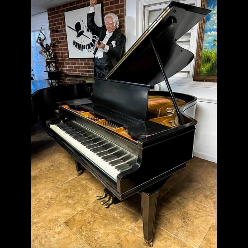 Chickering 5'3" Ebony Grand Piano – Superior Sound and Craftsmanship