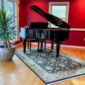 Bergmann Baby Grand Piano – 5′ – Polished Ebony