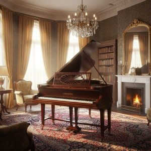 C. Bechstein 6′ grand piano