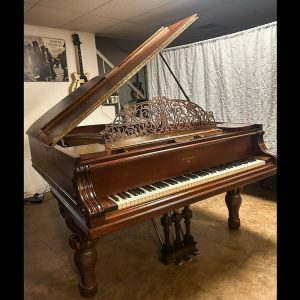 Knabe Grand Piano – 6’4 Victorian, Exquisite Carved Detail