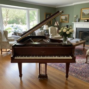 Knabe Baby Grand Piano – 5’2″ Elegant Tone & Classic Design