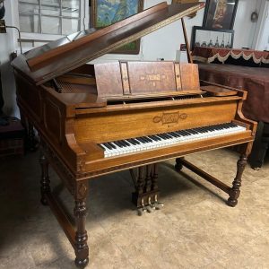 Weber NY Mahogany Baby Grand Piano 6′
