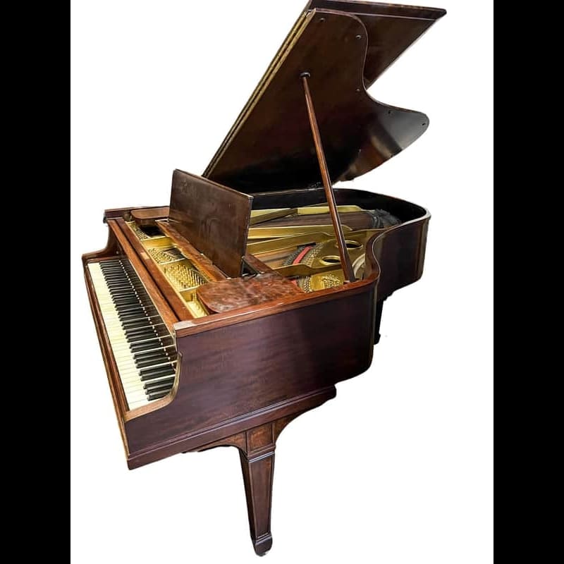 Knabe 5'2" American-Made Baby Grand Piano – Gorgeous Dark Mahogany Finish!
