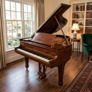 Steinway & Sons Model O Grand Piano – Honduran Mahogany