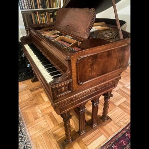 Chas M. Stieff Baltimore Grand Piano 5’4″ Mahogany Unique