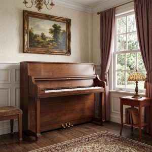 Warm & Resonant Tone: Classic Kawai Upright