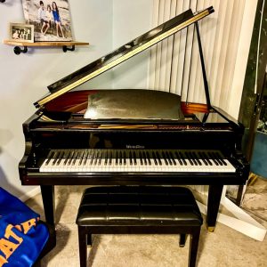 Elegant Wurlitzer Baby Grand Piano 4’8″ Glossy Black Finish